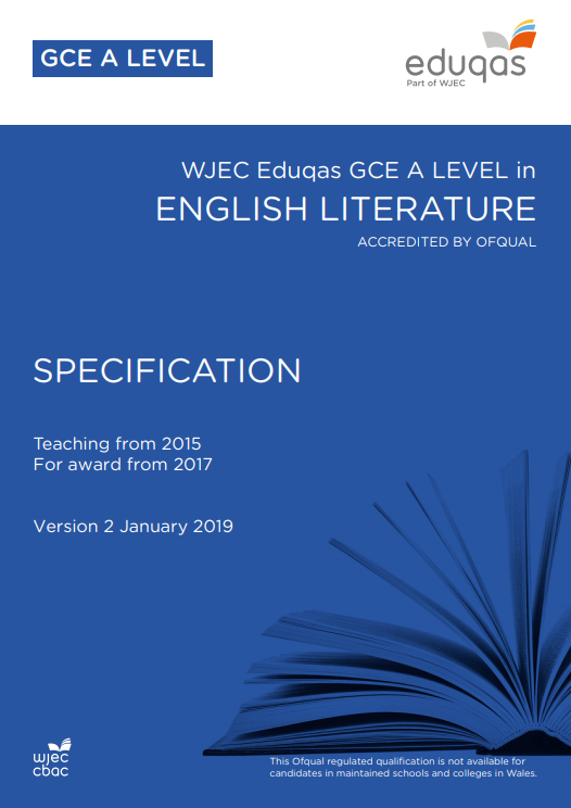 AS/A Level English Literature With Eduqas