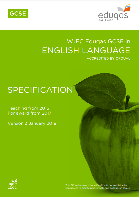 GCSE English Language With Eduqas